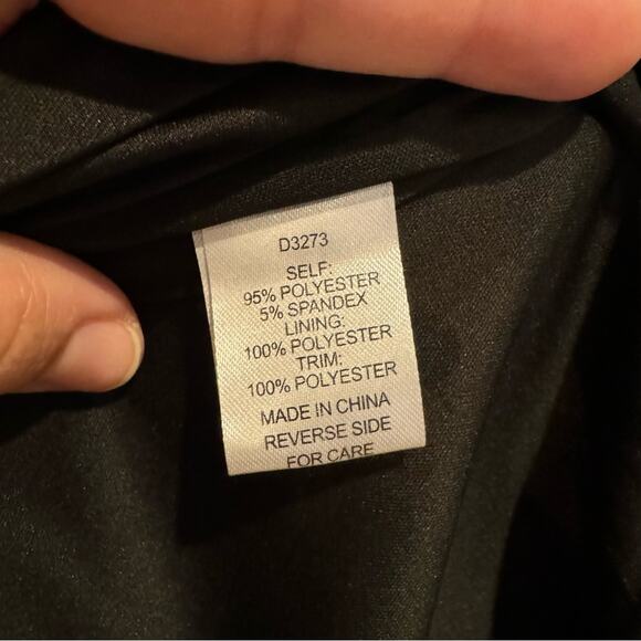 NWT Alexia Admor Blair Sleeveless Ruffle Trim Sheath Dress Black/White Size XL - Picture 15 of 16